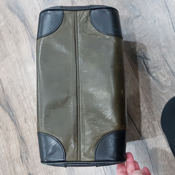 MAYLE Olive & Black Leather Speedy Bag - Picture 6 of 10